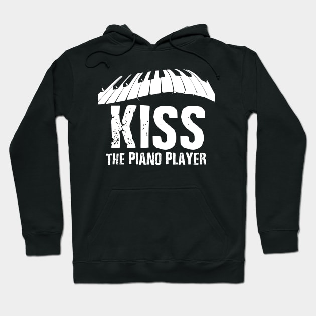 Kiss the Piano Player Hoodie by Mi Bonita Designs